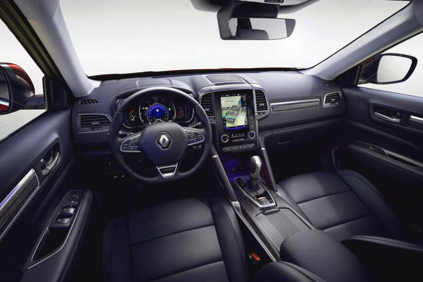 Интерьер нового Renault Koleos
