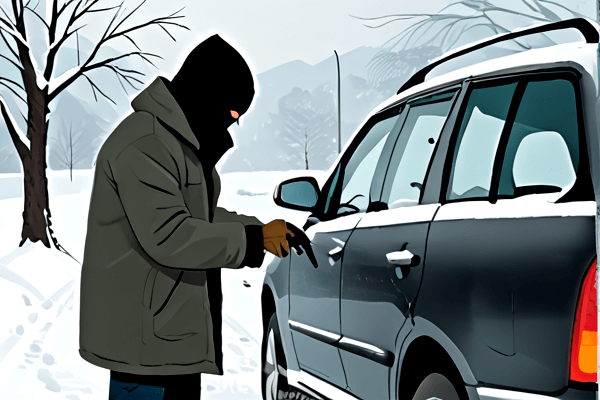 Раскрыт метод угона автомобилей зимой